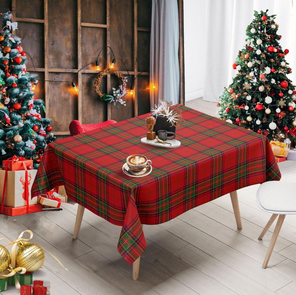 New Year'S Tablecloth Red Christmas Table Table Light Luxury High-End Rectangular Coffee Table Cloth New Year'S Decorative Tablecloth