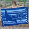 Fashionable Beach Towel, Absorbent and Quick Drying Large Towel, Printed Swimming Versatile Large Towel