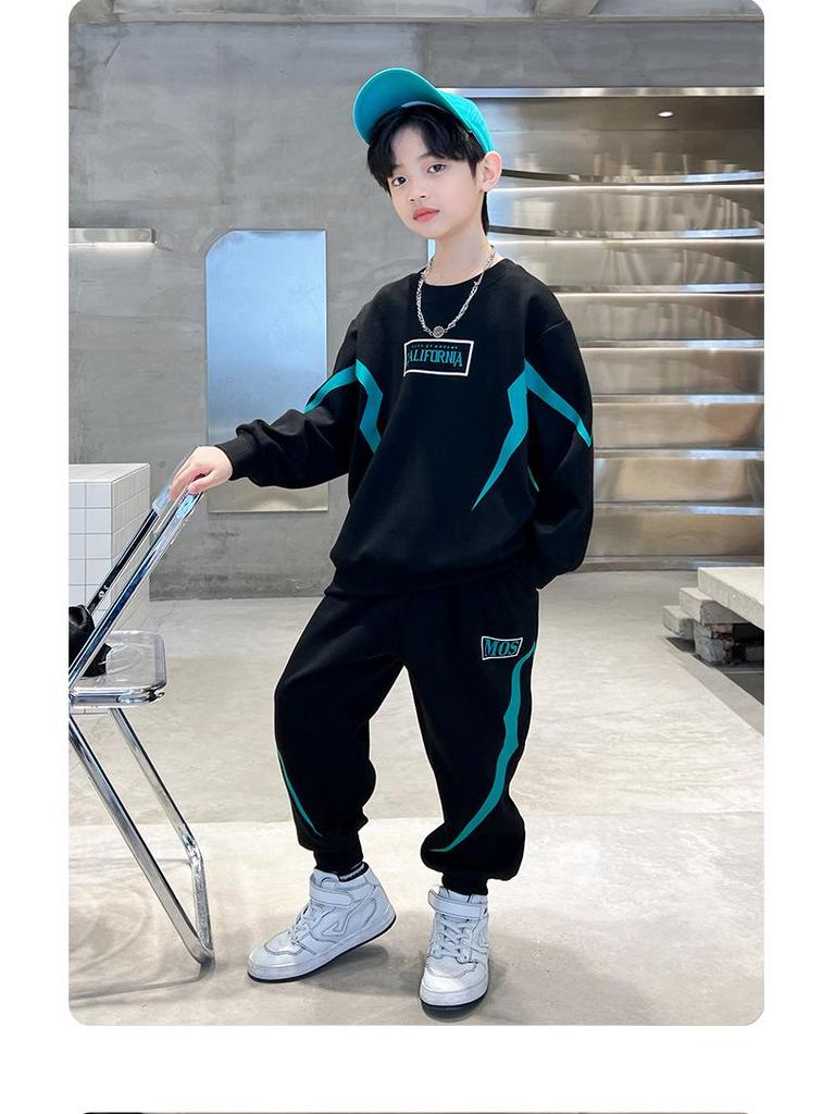 2025 Модный спортивный костюм для мальчиков — стильный осенне-весенний стиль