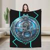 Trollhunters Tales Of Arcadia Blankets  Travel Flannel Throw Blanket For Couch Chair Sofa Bed Warm Soft Bedspread Birthday Gift