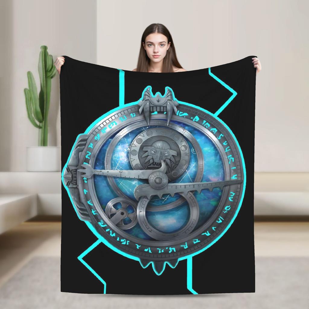 Trollhunters Tales Of Arcadia Blankets Travel Flannel Throw Blanket For Couch Chair Sofa Bed Warm Soft Bedspread Birthday Gift