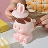 Керамическая кружка Kawaii Rabbit – Милая кофейная чашка в стиле INS для пар, молочного чая, завтрака, подарка на день Святого Валентина