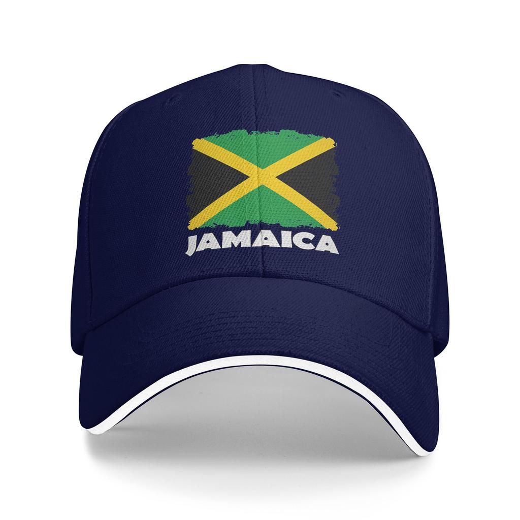Spring Jamaica National Flag Distress Baseball Cap Kpop Rock Streetwear Custom Logo Sun Trucker Hat Women Hot Sale Baseball Caps