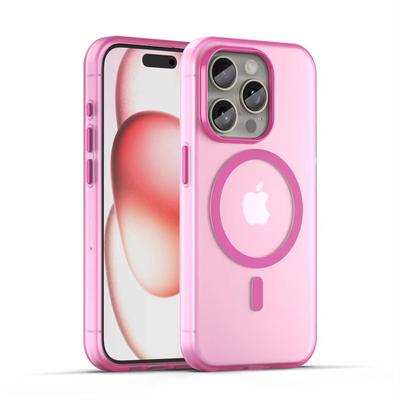 Роскошный магнитный беспроводной зарядный чехол Magsafe для iPhone 16 15 14 13 12 11 Pro Max Plus противоударный матовый чехол-бампер из ТПУ