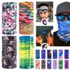 Printed Scarf Riding Mask Neck Sun Protection Cycling Scarf Summer Neck Warmer  Outdoor