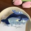 Large Size Whale Hair Claw Non Slip Dolphin Claw Clips Fashion Acetate Hair Clips  Headwear