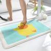 Мультяшный простой домашний коврик для пола имитация кашемира водопоглощение противоскользящий коврик для ванной коврик для двери в ванную коврик для пола
