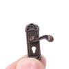1pc Funny Retro Vintage Mini 1/12 Dollhouse Miniature Key Door Lock