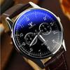 KJ Men's Leather Watch,Korean Popular Watches