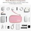Portable Solid Color Travel Portable Digital Product Storage Bag USB Data Cable Manager Earphones Mobile Power Storage Bag
