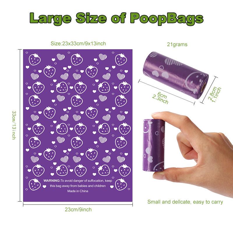 Biodegradable Pet Waste Bags - Eco-Friendly Poop Bags for Outdoor Dog Walking