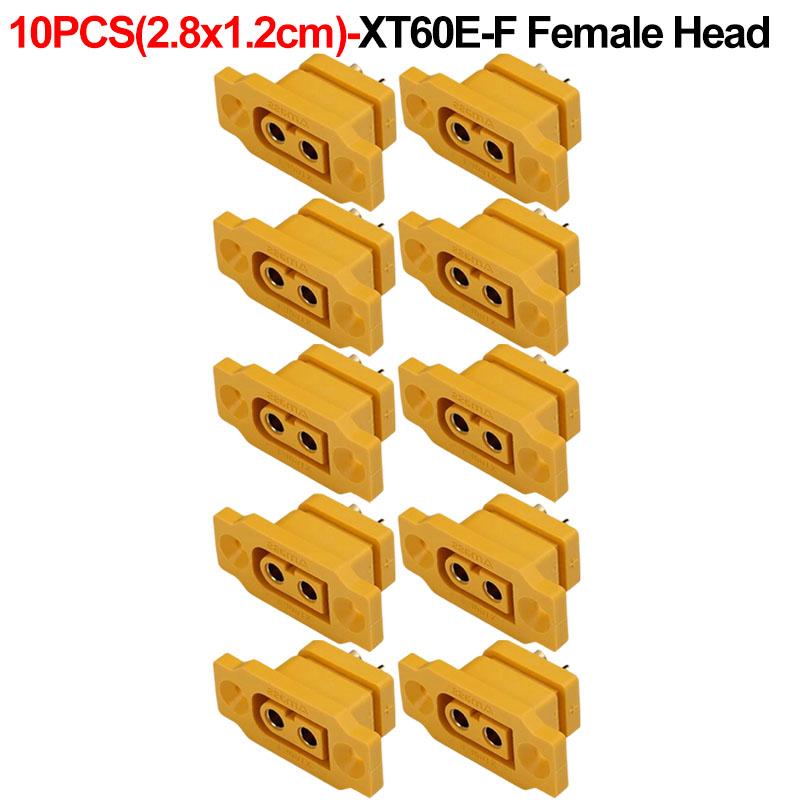 XT60E Plugs Male Female Connectors Copper Bullet Wire Connectors Welding Terminal Power Plugs for RC Lipo Battery Charge Adapter