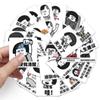 50 Эмодзи с грибной головой Пакет Дудл Личность Мультфильм Юмор DIY Скейтборд Водный стакан Ручной блокнот Декоративные наклейки