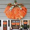 Halloween Pumpkin Wreath Fabric Door Decor Yard Porch Party