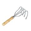 Moufu Stainless Steel Four-Tine Garden Rake