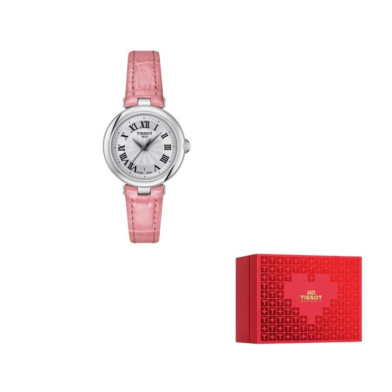 Tissot Коллекция Little Beauty Кварцевый механизм Водонепроницаемость 50 метров Женские часы 26 мм Серебристый циферблат T126.010.16.013.01