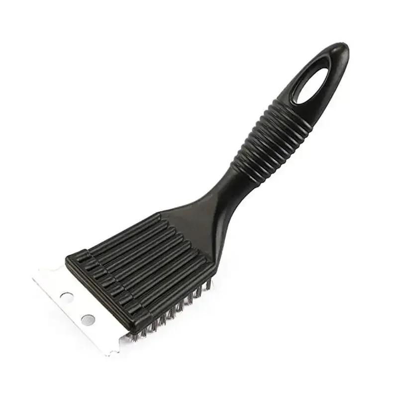 Outdoor Grill Brush and Scraper,Barbecue Grill Cleaning Brush Stainless Steel Wire Grill Brush BBQ Cleaner Accessories