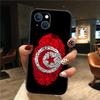 IK72 Tunisian Flag Passport Phone Case for Samsung Galaxy S20 S21 S22 Ultra FE + Plus A21S A22 A24 A25 A26 A30 A30S A31