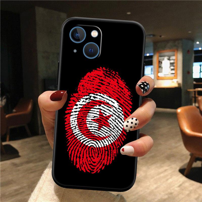 IK72 Tunisian Flag Passport Phone Case for Samsung Galaxy S20 S21 S22 Ultra FE + Plus A21S A22 A24 A25 A26 A30 A30S A31