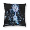 Тим Бёртон Труп невесты Наволочка Чехол на диван Украшение Хэллоуин Ужасы Страшный фильм Квадратная наволочка Домашнее украшение