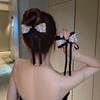 Резинки для волос с блестящими бантами для женщин, резинки для волос для девочек, стримеры, держатели для хвостиков, аксессуары для волос