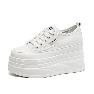 Мода Новая Мода Кристалл Деним Платформа Клин Повседневный Весна Лето Осень Удобные Высокий Бренд Массивные Кроссовки 9СМ Скрытые Каблуки Обувь