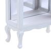1:12 Dollhouse Miniature Furniture White Wood Display Cabinet Cupboard Showcase