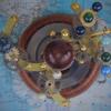 Luxury Art Orrery, Piece for Book Shelves Brass and Steel Orrery A Functional Model of the Solar System with Planets