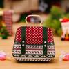 Christmas Decoration 2025 Metal Box Handbag Shape Tin Jar Jewelry Storage Case Kids Gift Can Storage Boxes 2026 Xms Party Decors