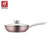 Zwilling ZW-EY102 24см Розовый Антипригарный Вок с Плоским Дном
