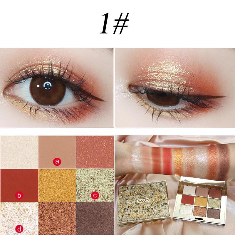 Мода 9 цветов палитра теней для век натуральный длительный перламутровый матовый макияж тени для век порошок