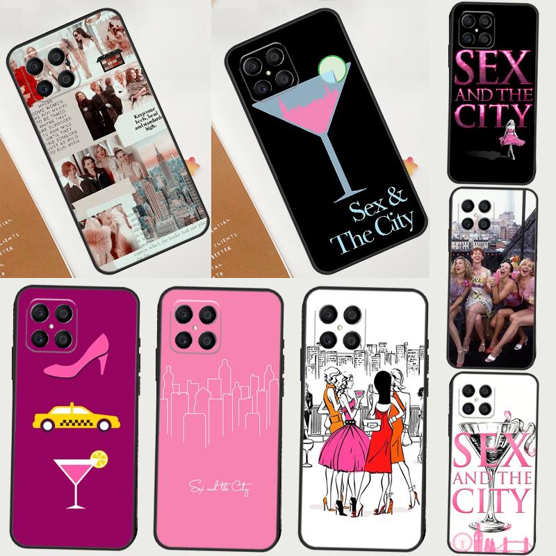 Sex and the City Case For Honor 200 Pro X9b X9a X8b X8a X8 X9 X9c 50 70 90 Honor Magic 7 Lite 6 5 Pro Cover
