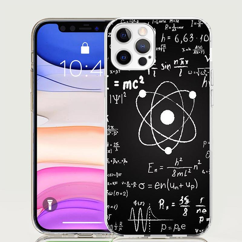 Чехол для телефона Физика Химия Математика Для iPhone 17 Air 16 15 Plus 11 14 Pro Max 13 Mini 12 7 8 + SE Узорное Искусство Индивидуальный Co