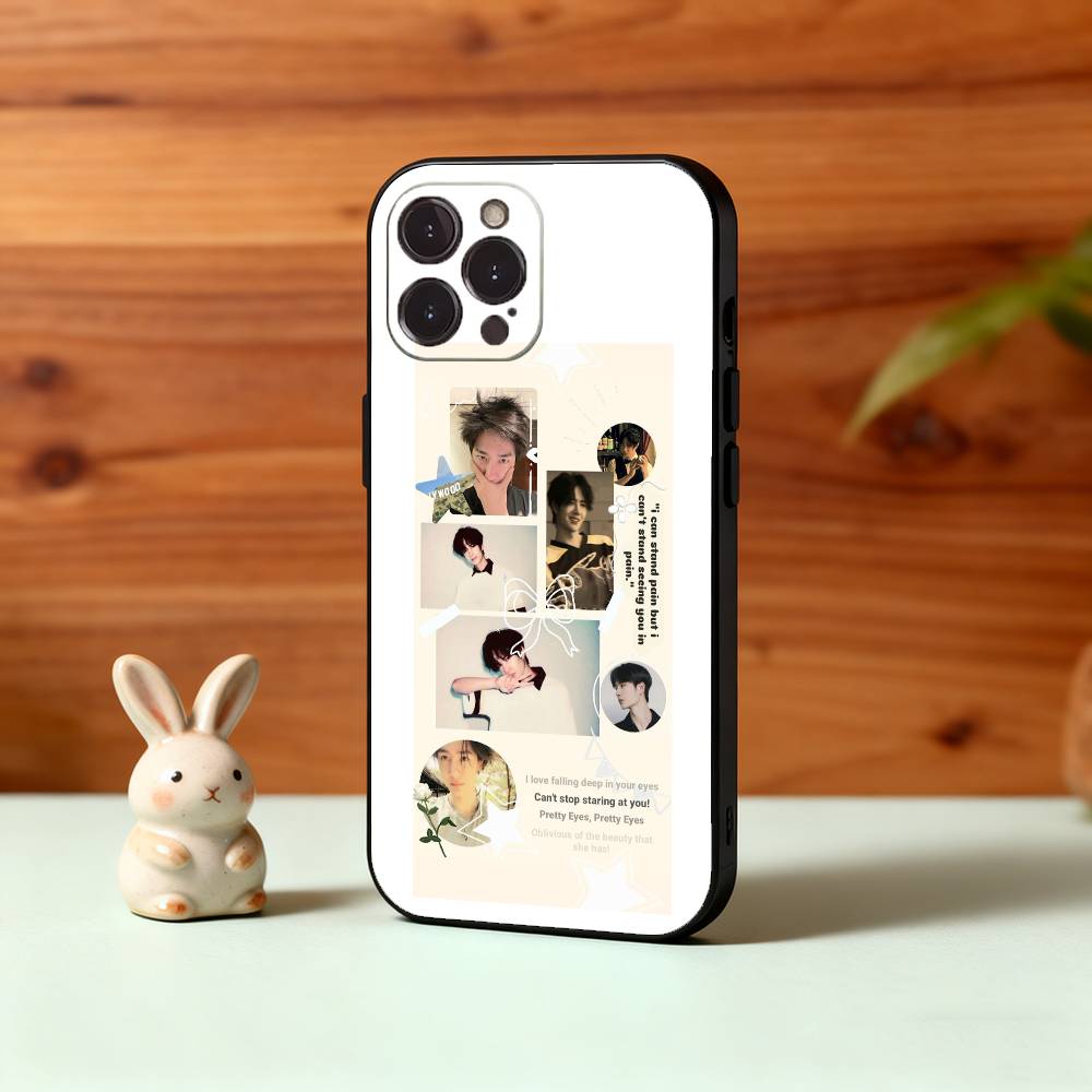 Y-Yibo W-Wang Чехол для телефона The U-Untamed Для iPhone17,16,15,14,13,12Plus,Pro Max,XS,5G Мягкий Силиконовый Черный Чехол