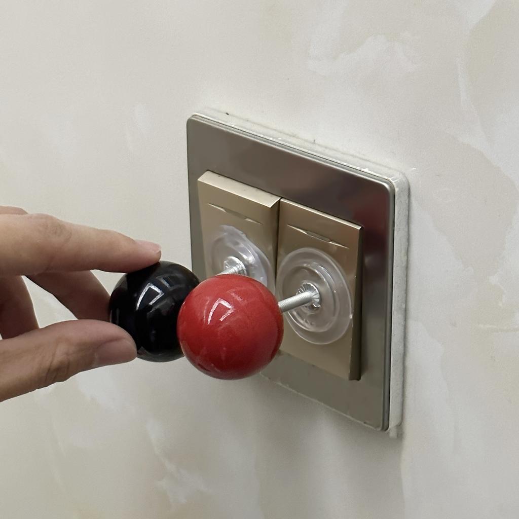 Ins Style Candy Pulls Простая красочная ручка двери шкафа с одним отверстием Американский ящик шкафа Ручка кухонного шкафа Выключатель света