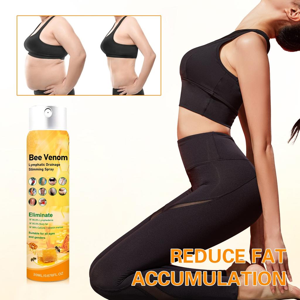 Спрей для похудения Bee Shaping быстро обжигает, подтягивает кожу и способствует похудению тела 20 мл