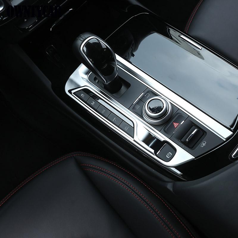 ABS Silver For Maserati Levante 2016-2025 Interior Accessories Car Interior Stickers Gear shift panel Cover Trim Stickers