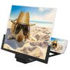 14" Screen Magnifier Foldable Mobile Phone Stand Holder Screen Amplifier 3D HD Magnifing Screen Enlarger Projector for Movies