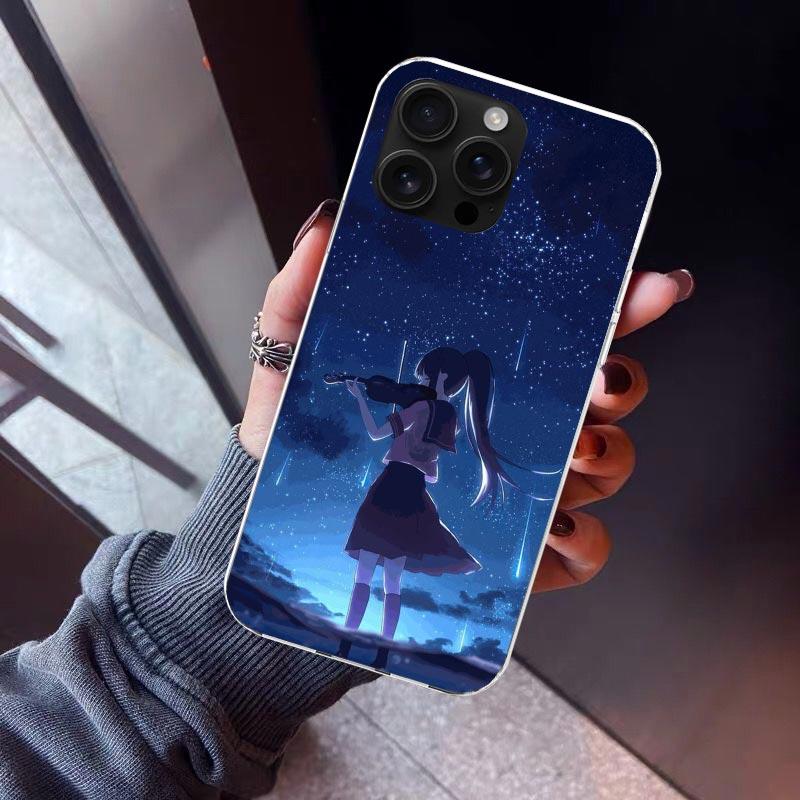 Music Violin Phone Case For iPhone 17 Air 16 15 Pro Max 14 Plus 13 Mini 12 11 Cover 7 8 SE Silicone Shell Print Fundas 17 Air 16