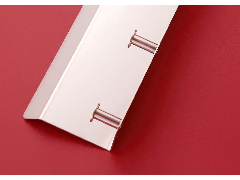 Punch-Free 304 Stainless Steel Hair Dryer Holder: Universal Wall-Mounted Rack for Hotel Bathrooms.
