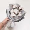 10Pcs Artificial Dried Flower Cotton Stems Floral Branch Stage Home Decoration