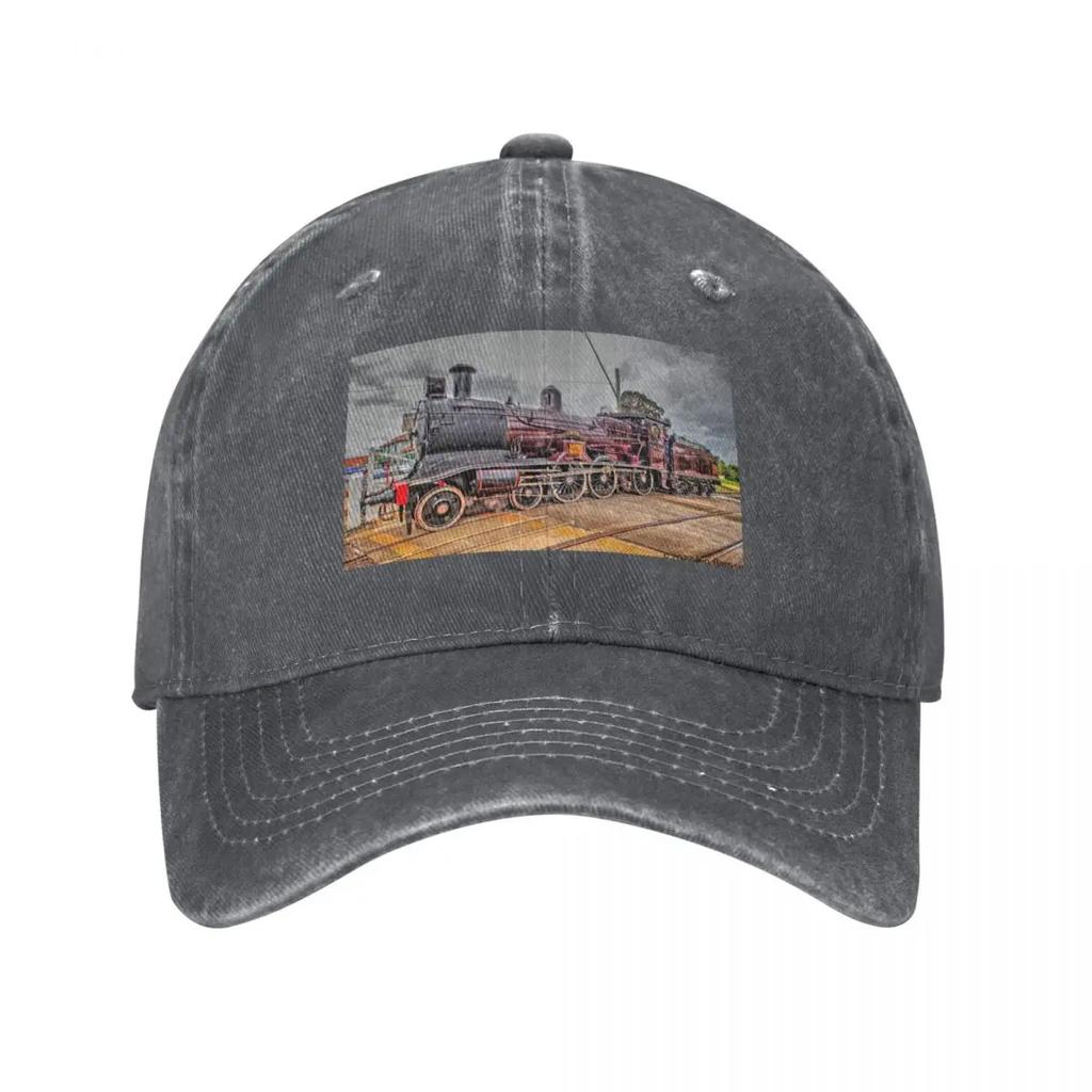 Steam locomotive Baseball Cap fashionable Anime Rugby Streetwear Unisexs Baseball Womens