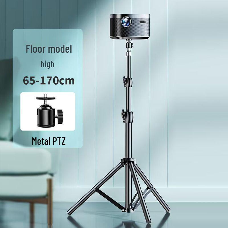 Компактная настольная подставка для проектора с регулируемым прикроватным штативом и лотком из сплава