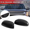Для Chevy Silverado/GMC Sierra Глянцево-черные Накладки на зеркала Замена 2007-13