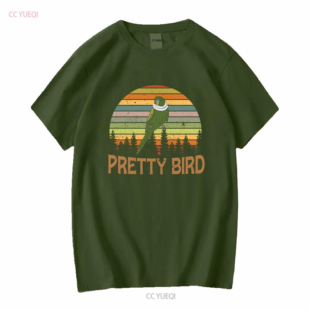 Pretty Bird Dumb And Dumber Parrot Vintage T Shirt Funny D vintage Washed Unisex fashion Slightly Casual Top For Everyday Wear
