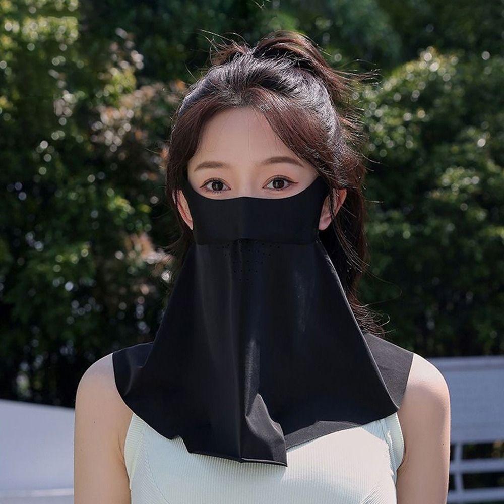 Тонкая солнцезащитная маска, дышащая защита от солнца, ежедневная маска для защиты от ультрафиолета, женская маска