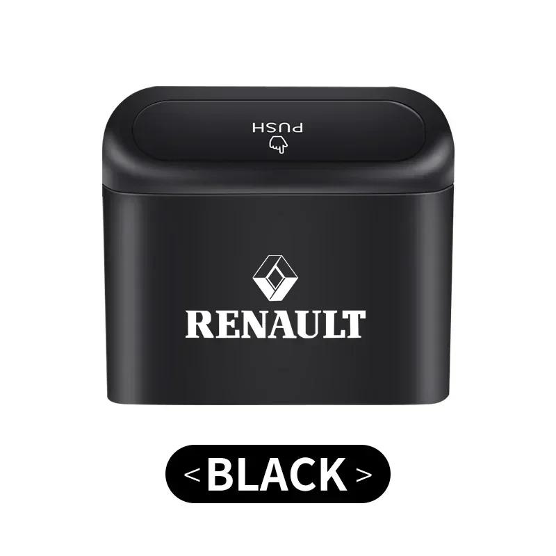 2026 Hot For Renault Interior Stickers For Renault koleos duster megane 2 logan clio Auto Interior Accessories Car Trash Can Car