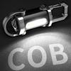 1/2/3PCS Rechargeable Keychain Flashlights 1200mAh Type-C Flashlights Keychain Hanging Keyring Camping Pocket Lamp