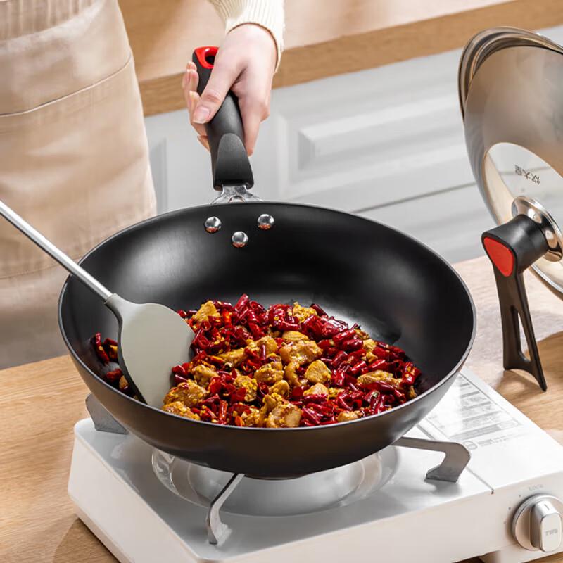 COOKER KING Чугунный вок без покрытия 34 см