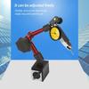 Yosoo Dial Test Indicator, Dial Test Indicator Gauge, Magnetic Base Holder, Permanent Magnetic Stand, No Reaction Force, Simple Measuring Tool, Measur